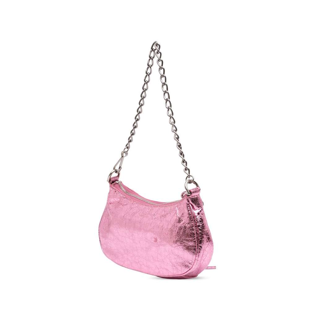 Balenciaga Mini Metallic Lambskin Motocross Le Cagole Pink Leather Very good - Back View