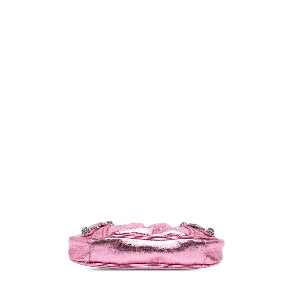 Balenciaga Mini Metallic Lambskin Motocross Le Cagole Pink Leather Very good - Inside View