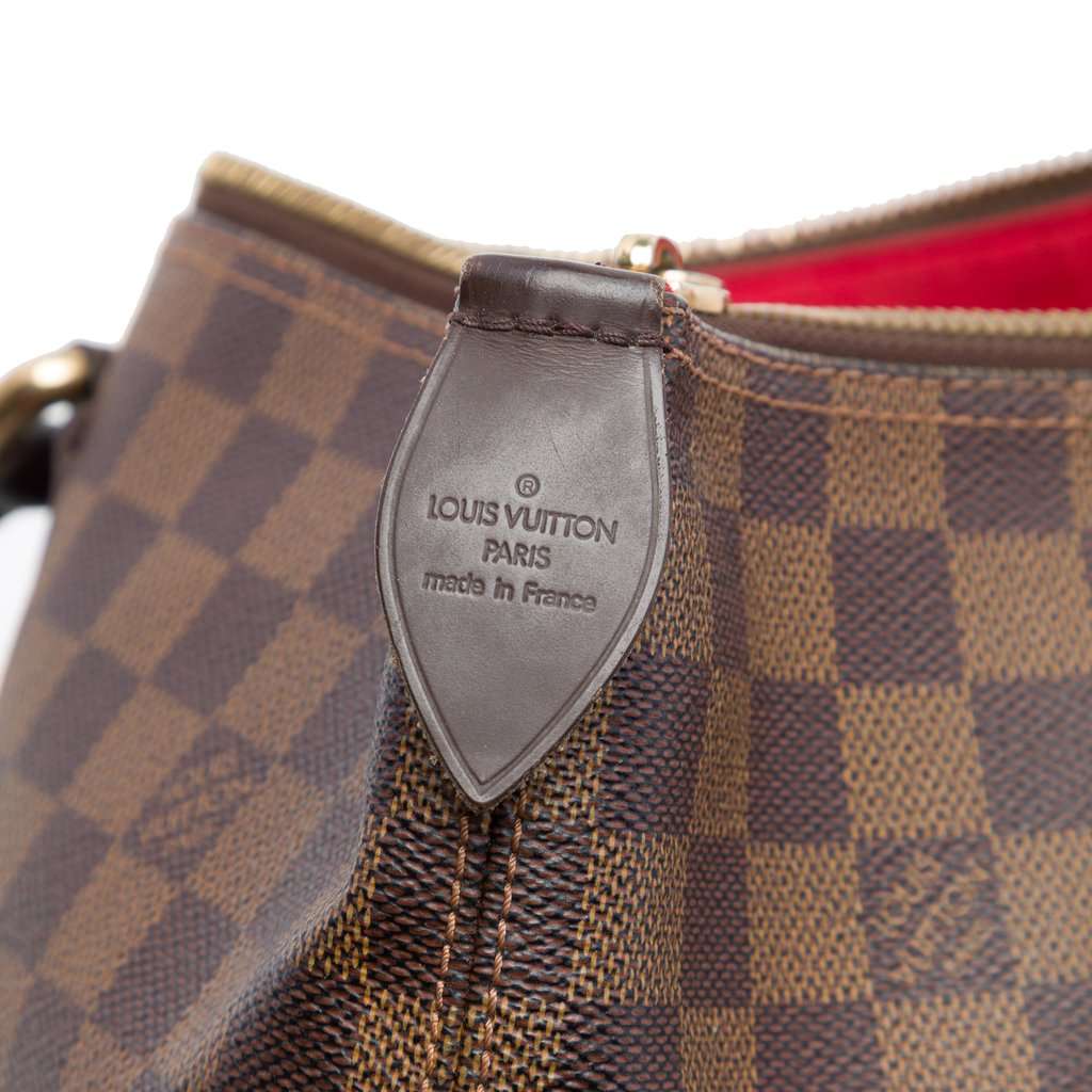 Louis Vuitton Damier Ebene Saleya MM Brown Very good - Box View