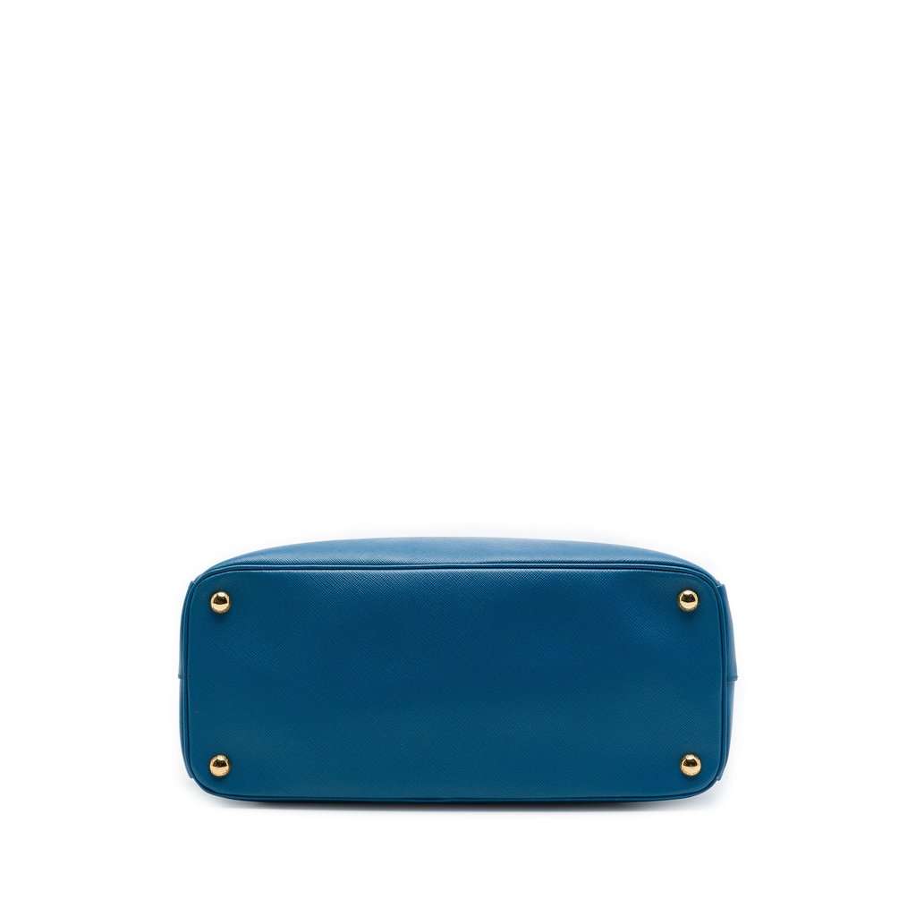 Prada Saffiano Lux Parabole Tote Blue Leather Very good - Inside View