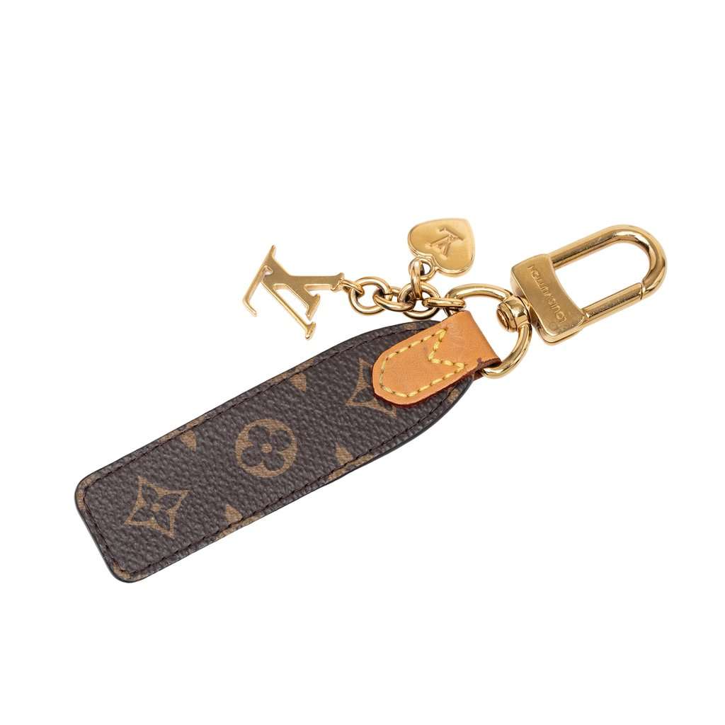 Louis Vuitton Monogram LV Cherished Tab Key Holder Brown Very good - Back View