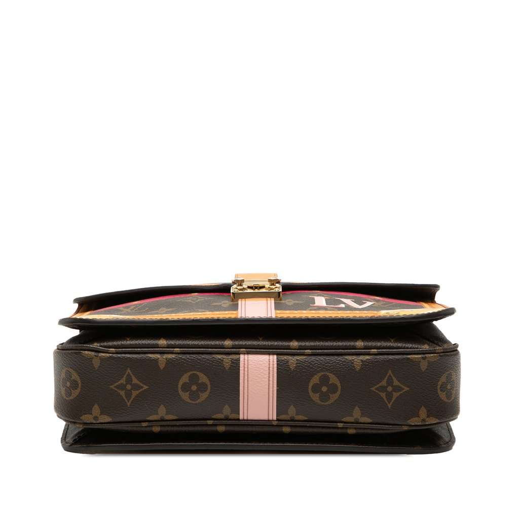 Louis Vuitton Monogram Summer Trunks Pochette Metis Brown Very good - Inside View