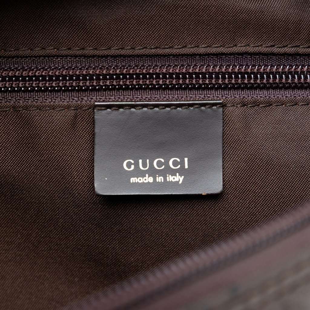 Gucci GG Nylon Shoulder Bag Brown Very good condition - Box View