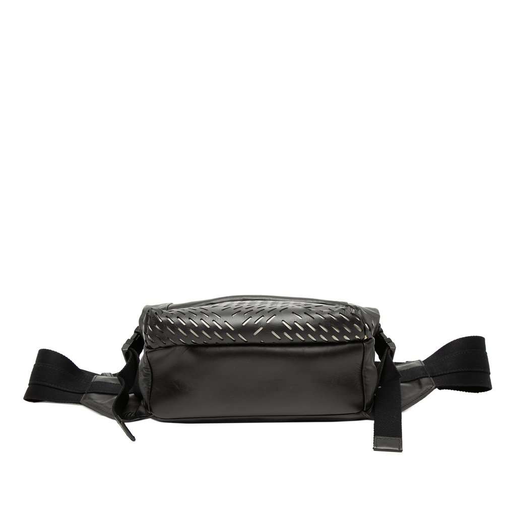 Bottega Veneta Perforated Leather Belt Bag Black Leather Very good - Inside View
