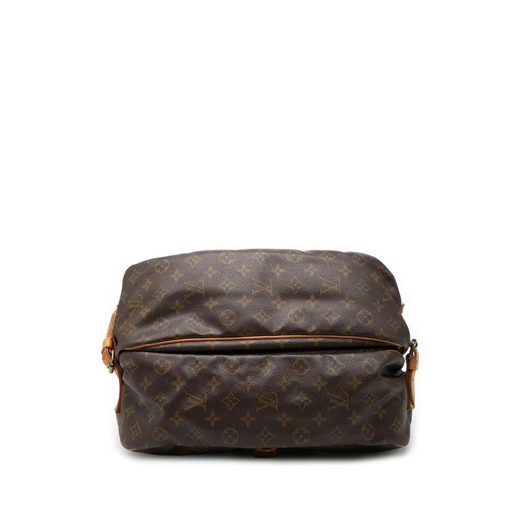 Louis Vuitton Monogram Saumur 35 Brown Good condition - Inside View