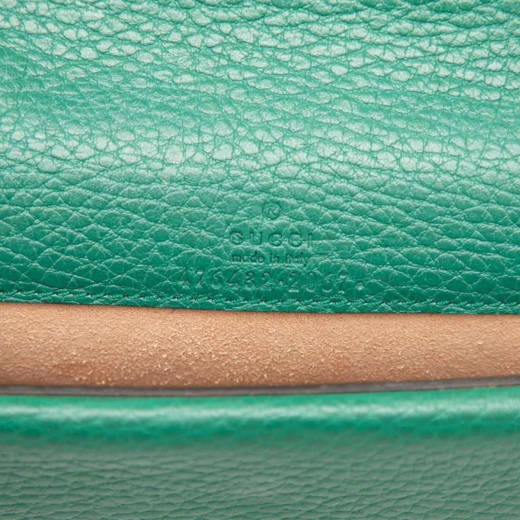 Gucci Mini Calfskin Dionysus Crossbody Green Leather Very good - Box View