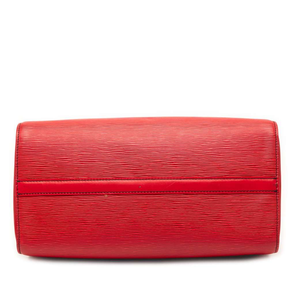 Louis Vuitton Epi Speedy 35 Red Leather Very good condition - Inside View