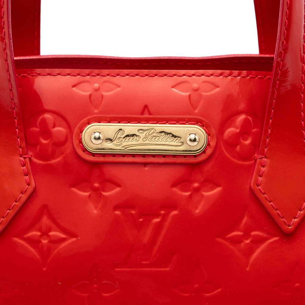 Louis Vuitton Monogram Vernis Wilshire PM Red Leather Very good condition - Box View