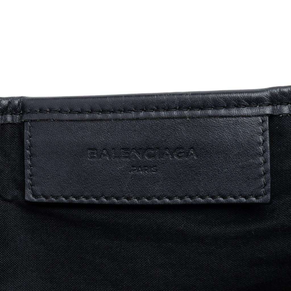 Balenciaga Canvas Striped Navy Cabas S Blue Very good condition - Box View