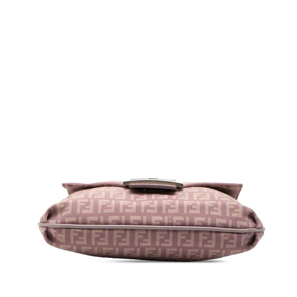 Fendi Zucchino Canvas Crossbody Purple Very good condition - Inside View