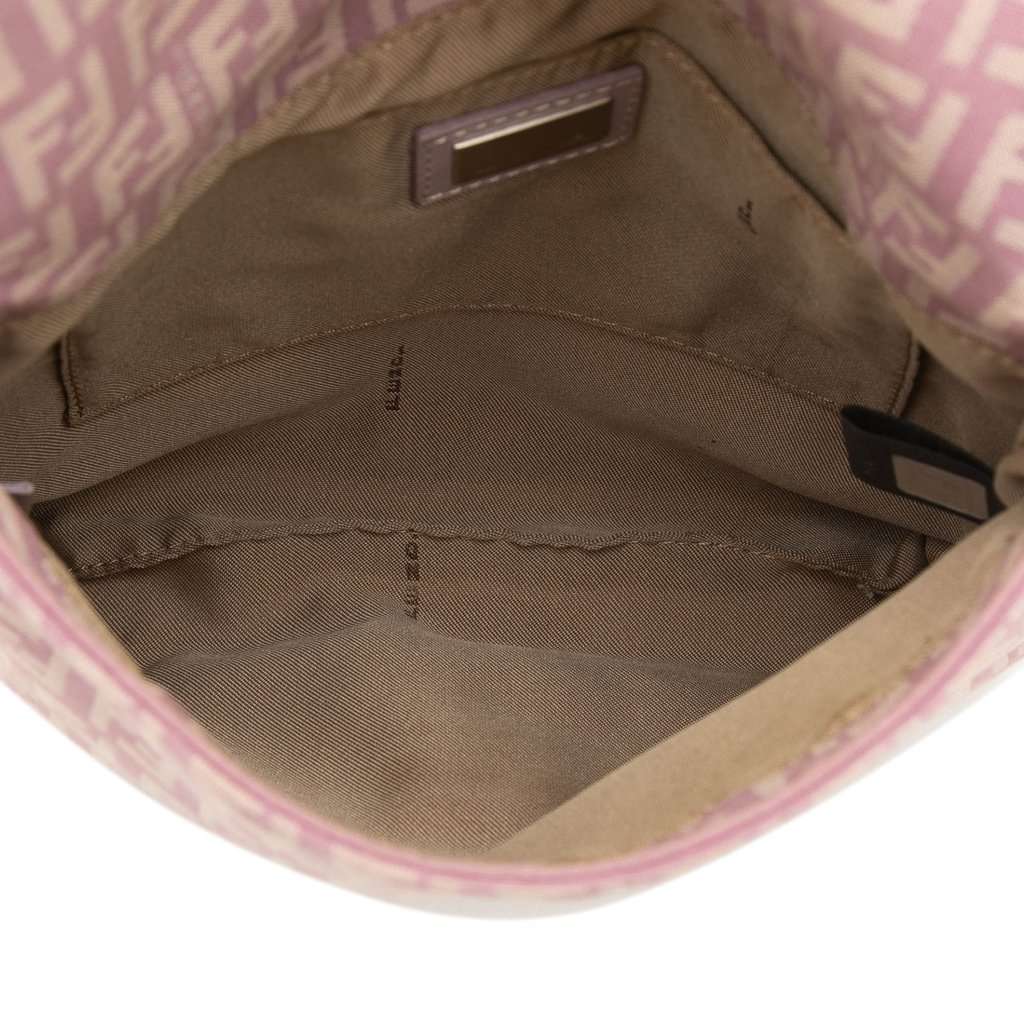Fendi Zucchino Canvas Crossbody Purple Very good condition - Model View