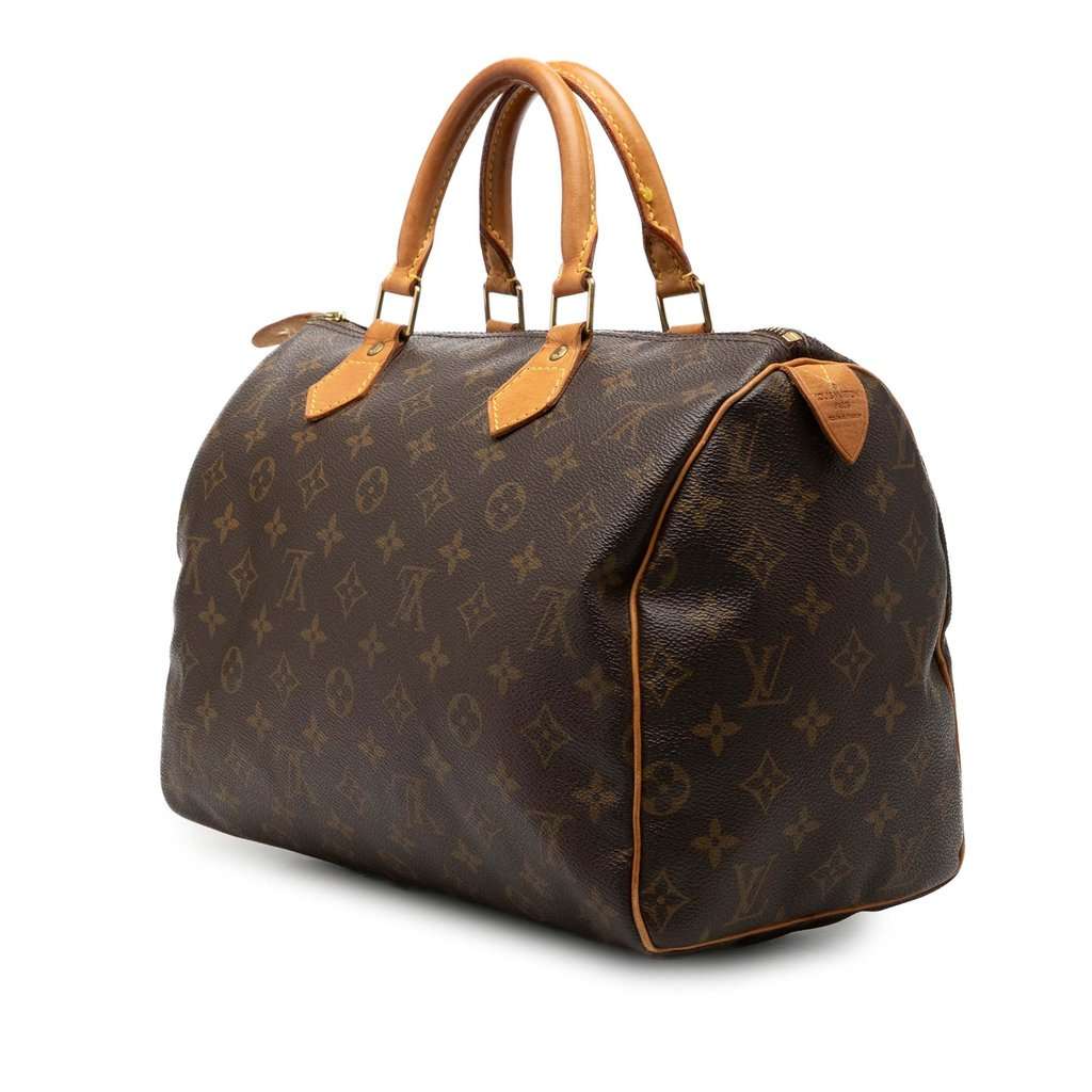 Louis Vuitton Monogram Speedy 30 Brown Very good condition - Back View
