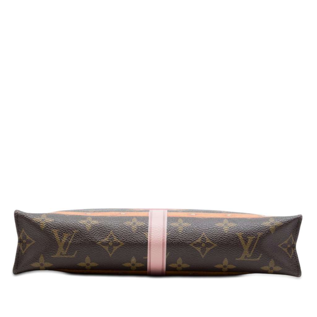 Louis Vuitton Monogram Summer Trunks Toiletry Pouch 26 Brown Very good condition - Inside View