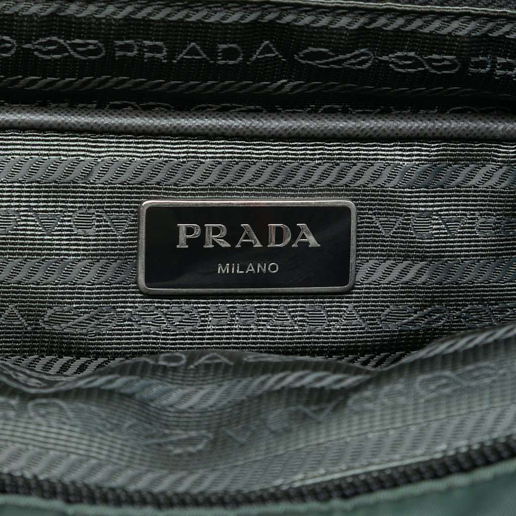Prada Tessuto Zip Top Convertible Tote Grey Very good - Box View