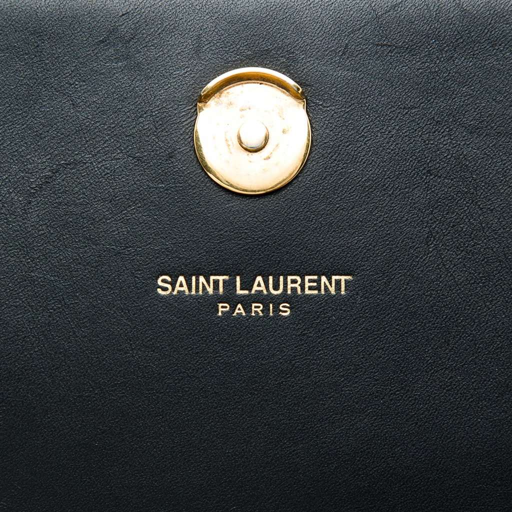 Saint Laurent Small Smooth Calfskin Monogram Kate Tassel Crossbody Black Leather Very good - Box View