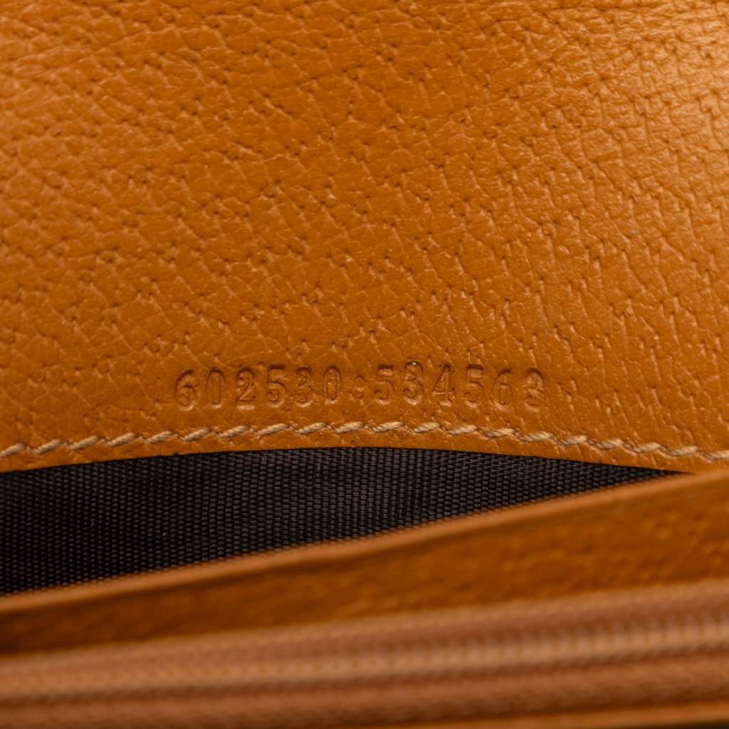 Gucci Disney Micro GG Supreme Mickey Mouse Continental Wallet Brown Very good - Box View