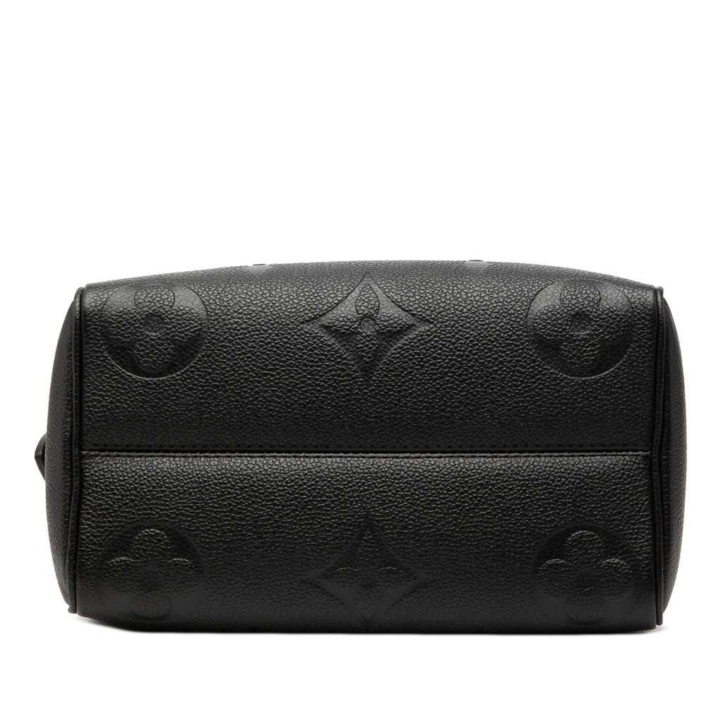 Louis Vuitton Monogram Giant Empreinte Speedy Bandouliere 20 Black Leather Very good condition - Inside View