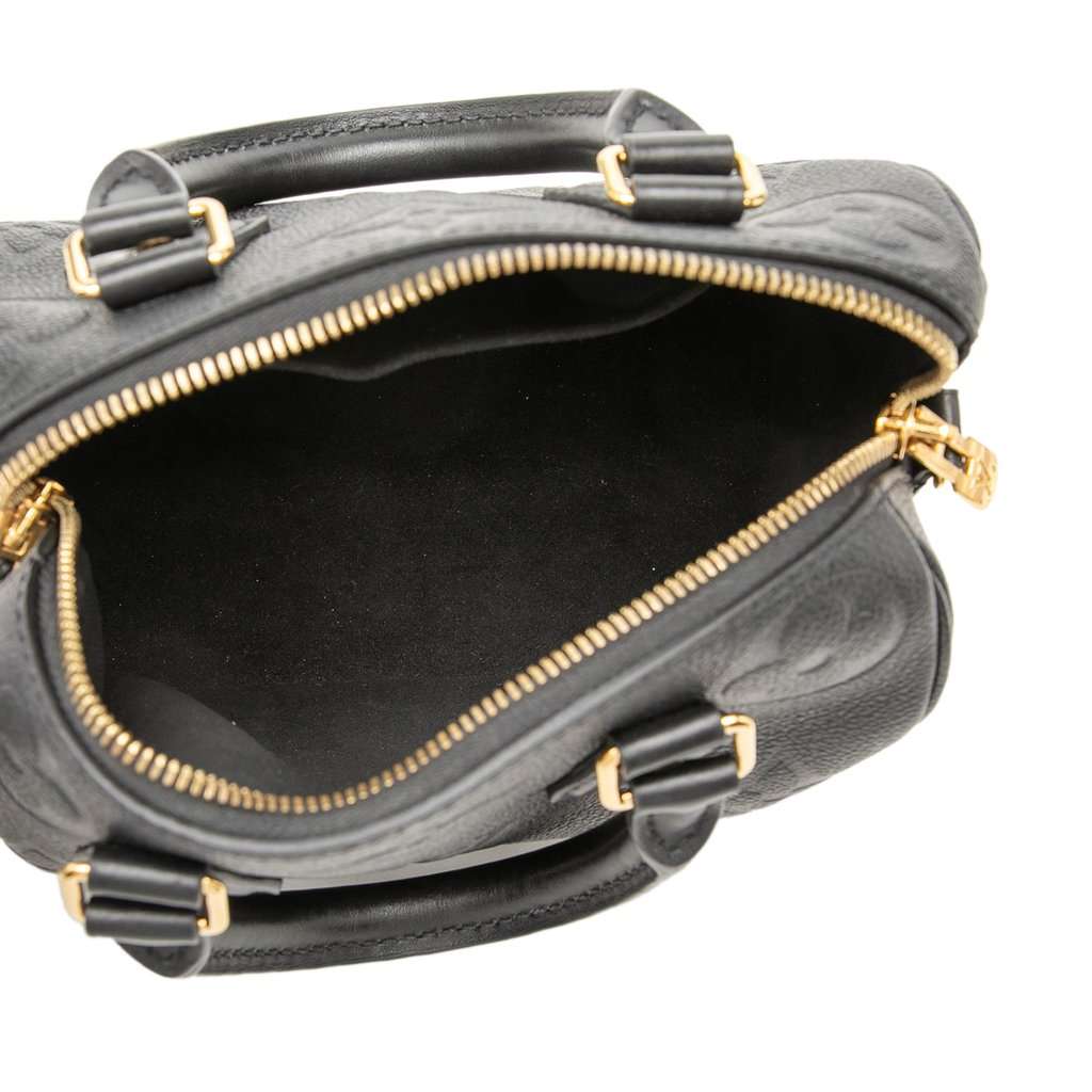 Louis Vuitton Monogram Giant Empreinte Speedy Bandouliere 20 Black Leather Very good condition - Model View