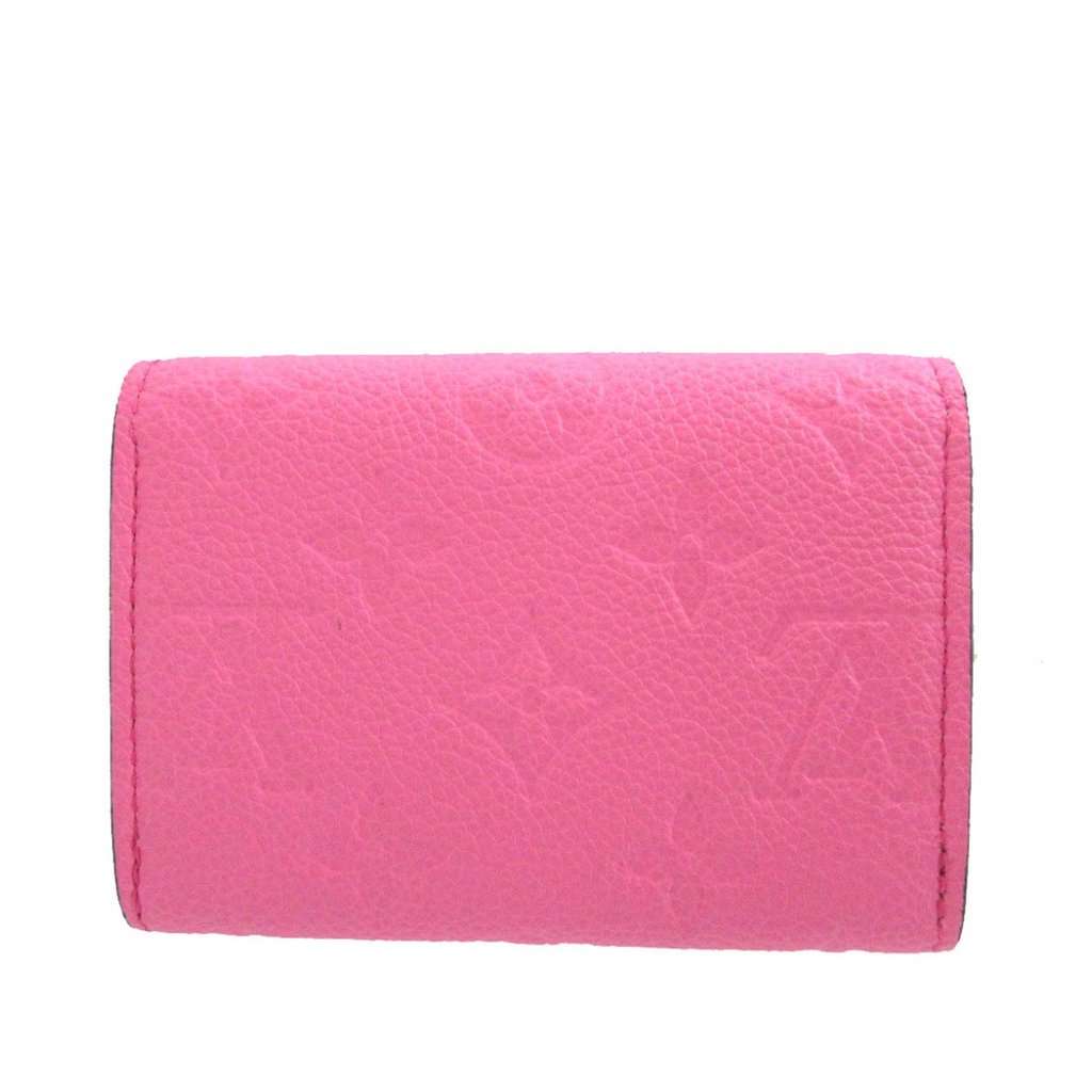 Louis Vuitton Monogram Empreinte Rosalie Coin Purse Pink Leather Very good condition - Back View