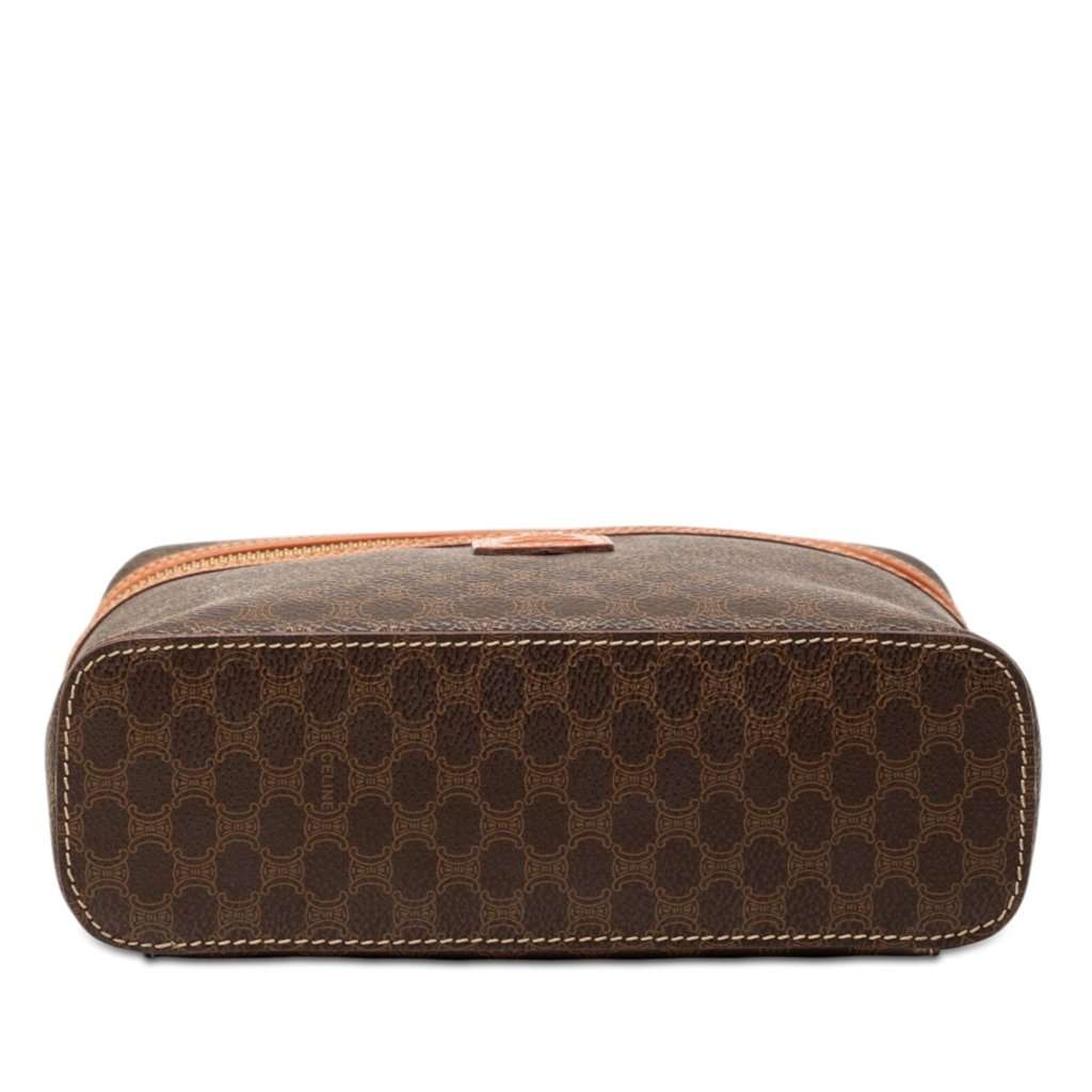 Celine Macadam Coated Canvas Vanity Bag Brown Very good condition - Inside View