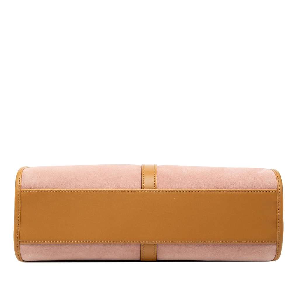 Gucci Suede Jackie Handbag Pink Leather Very good - Inside View