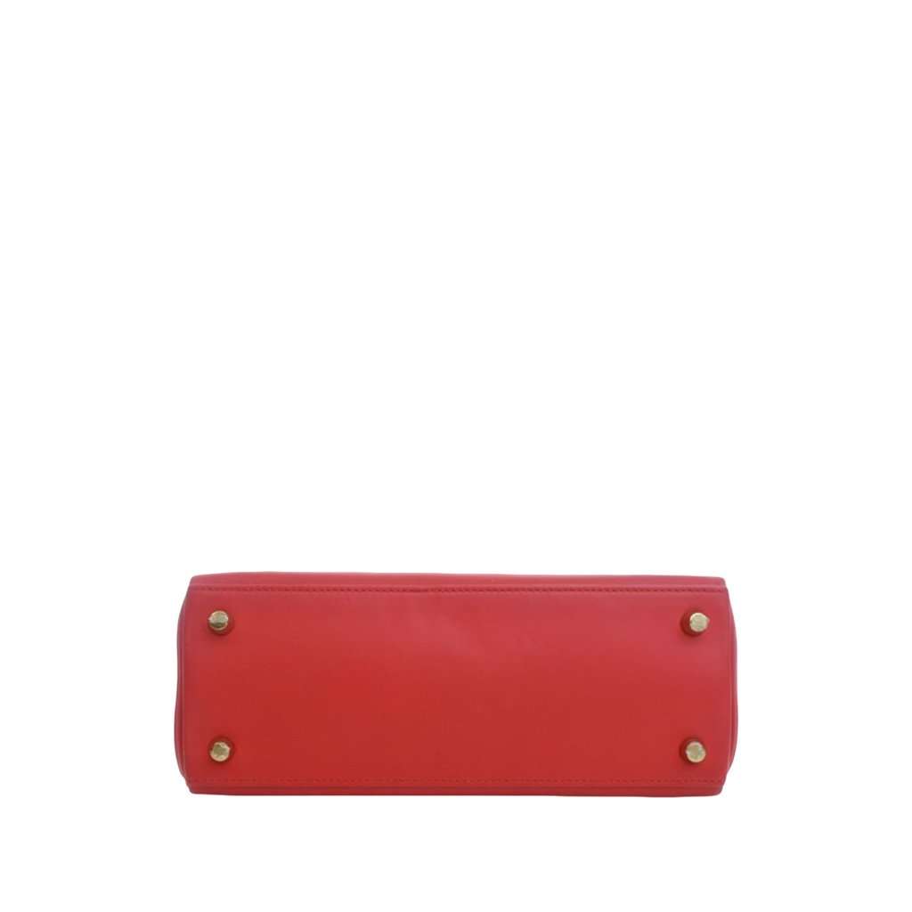 Hermès Swift Kelly II Retourne 25 Red Leather Very good - Inside View