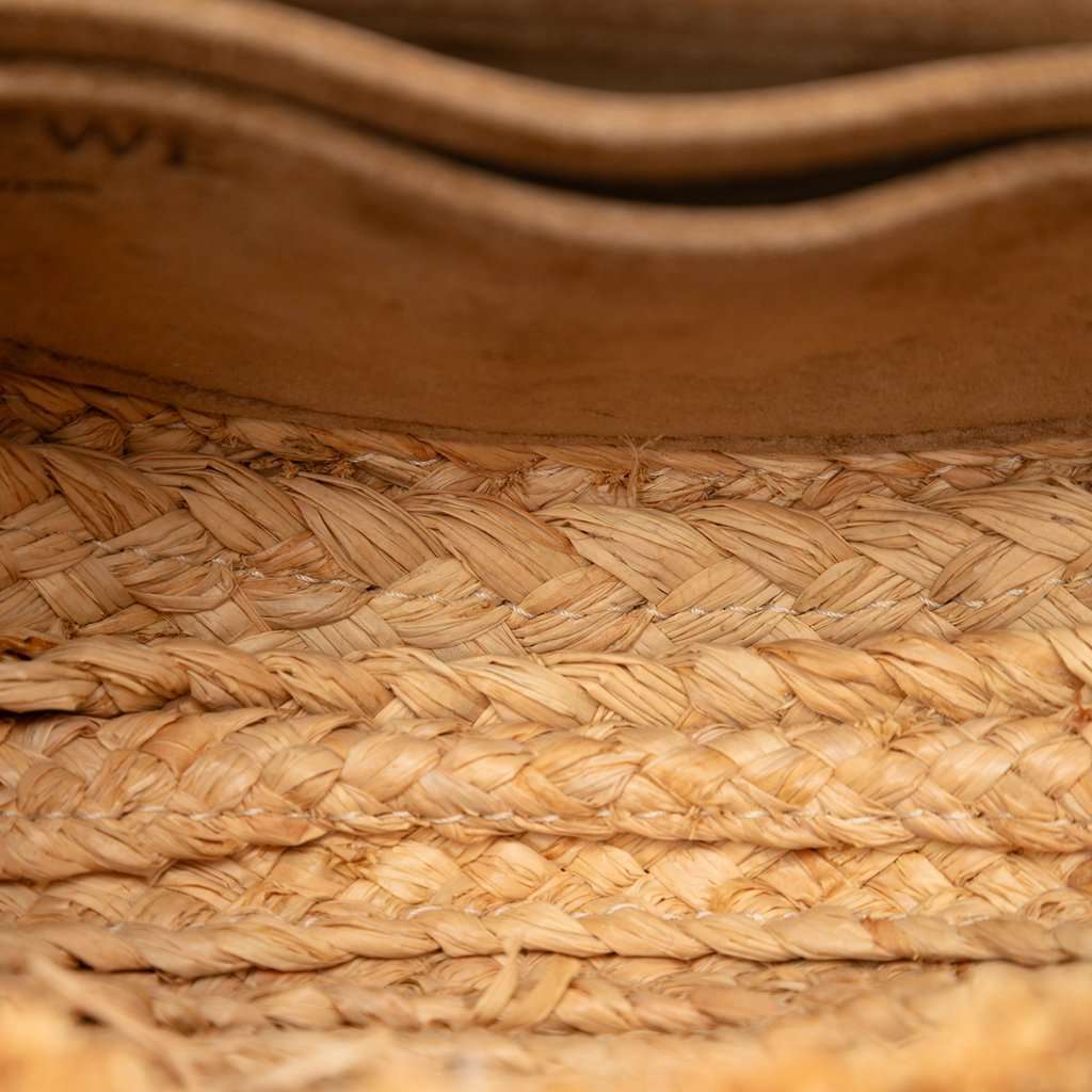 Loewe Mini Raffia Gate Crossbody Beige Very good - Model View