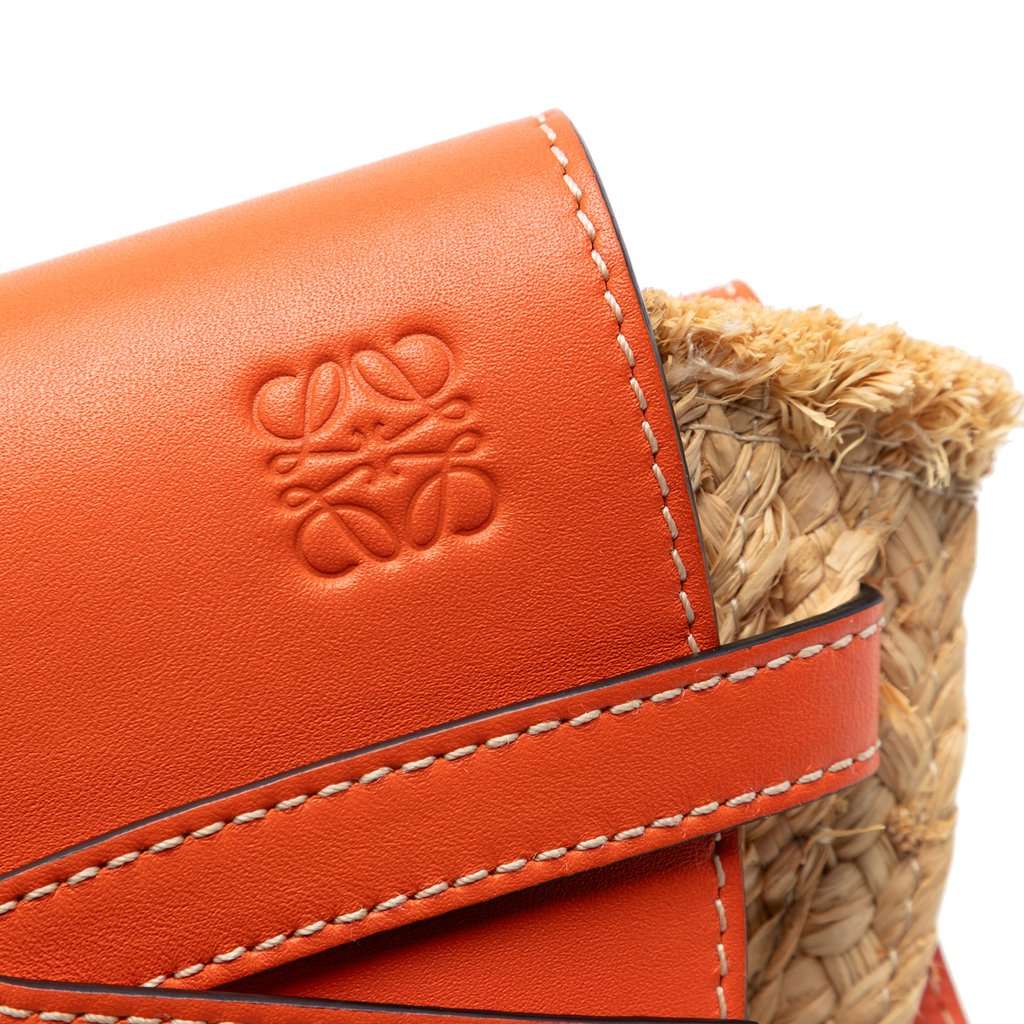 Loewe Mini Raffia Gate Crossbody Beige Very good - Box View
