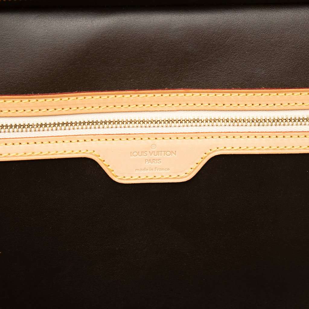 Louis Vuitton Monogram Vernis Van Damme Brown Leather Good condition - Box View