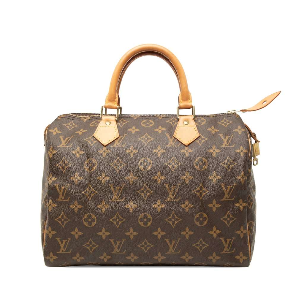 Louis Vuitton Monogram Speedy 30 Brown Very good - Front View
