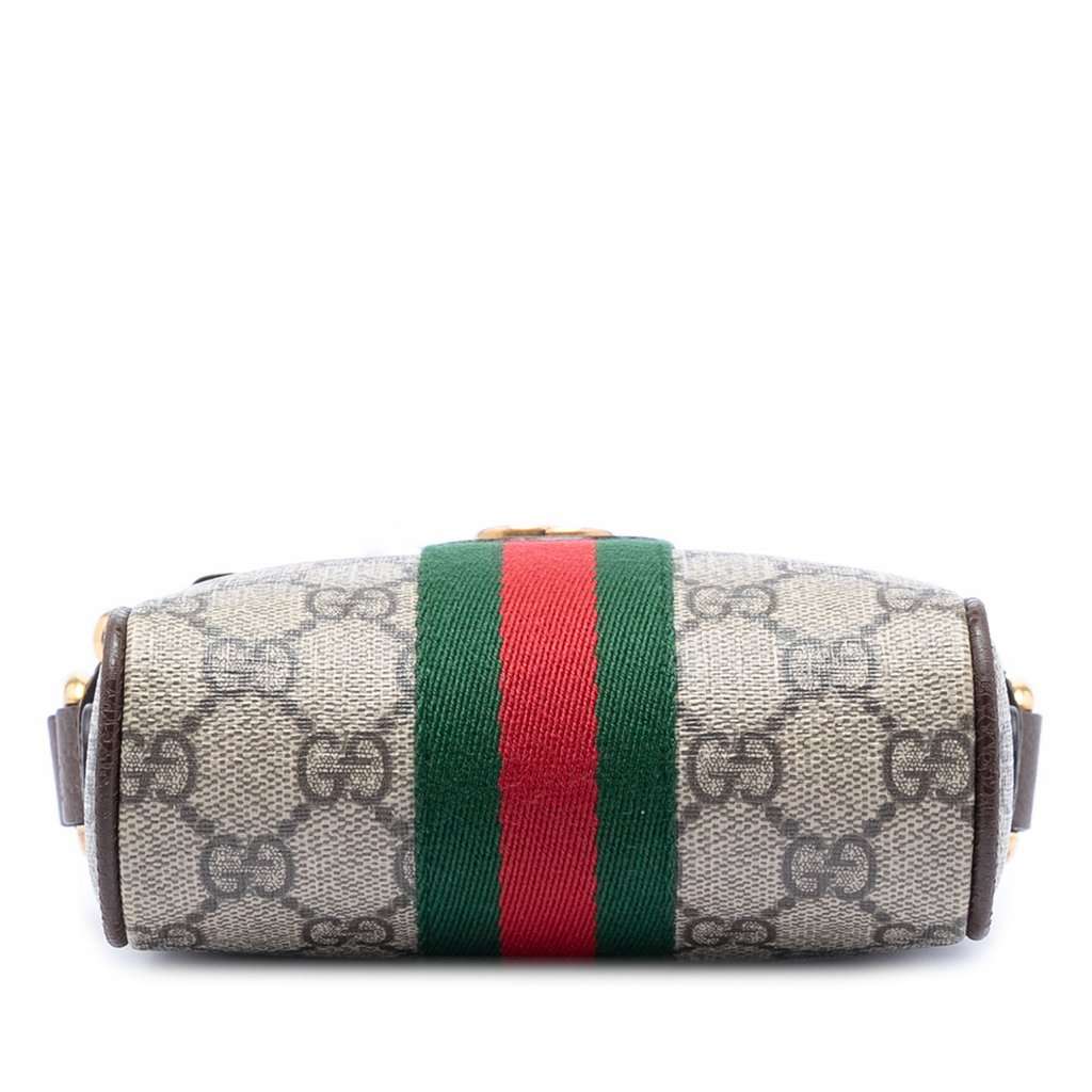 Gucci Mini GG Supreme Web Ophidia Crossbody Beige Very good condition - Inside View