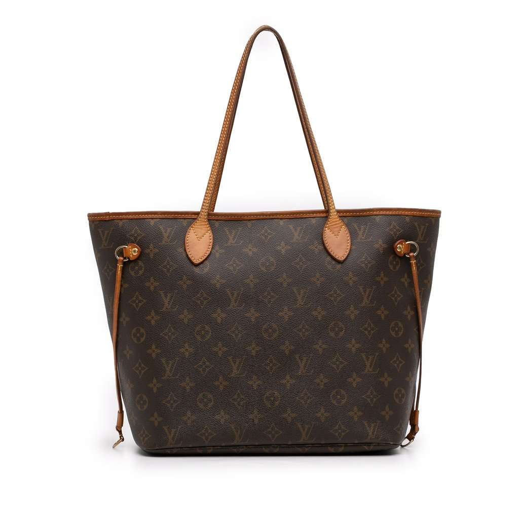 Louis Vuitton Monogram Neverfull MM Brown Very good condition - Front View