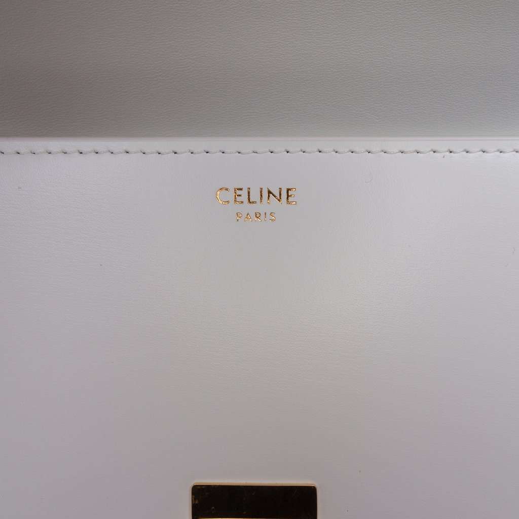 Celine Teen Shiny Calfskin Triomphe Crossbody MultiColor Leather Very good condition - Box View