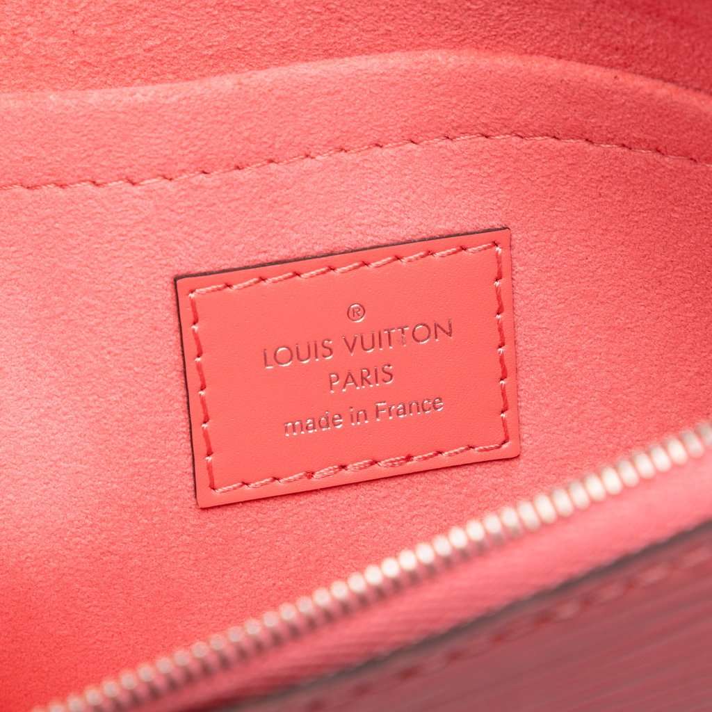 Louis Vuitton Epi Neverfull Pouch Pink Leather Very good - Box View