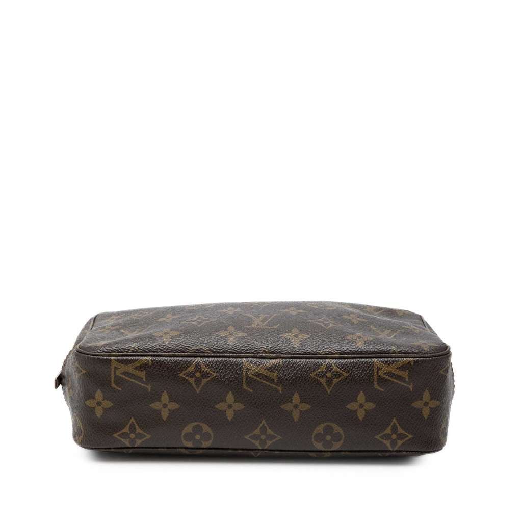 Louis Vuitton Monogram Macassar Toilet Pouch GM Brown Very good - Inside View