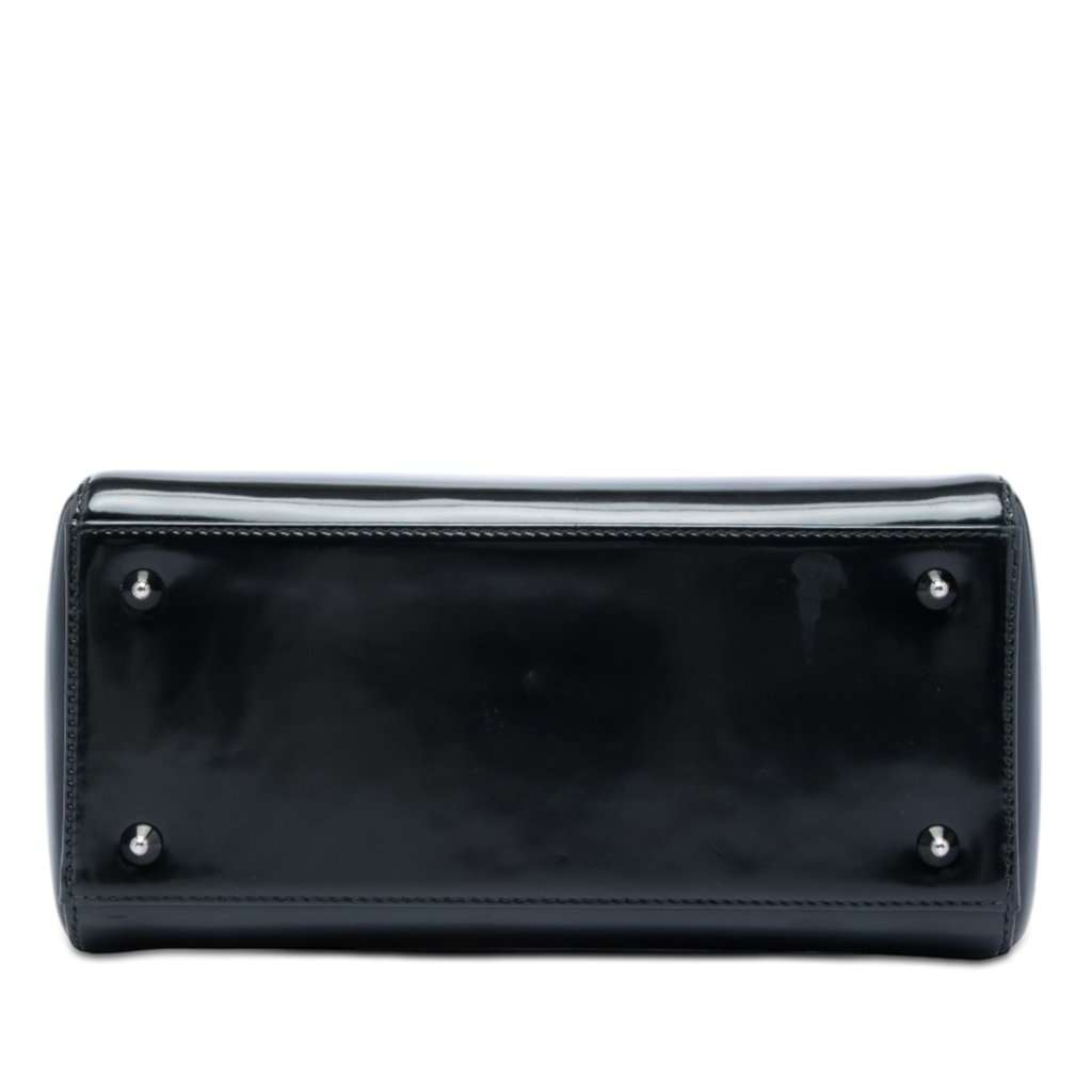 Dior Medium Patent Lady Dior Black Leather Very good - Inside View