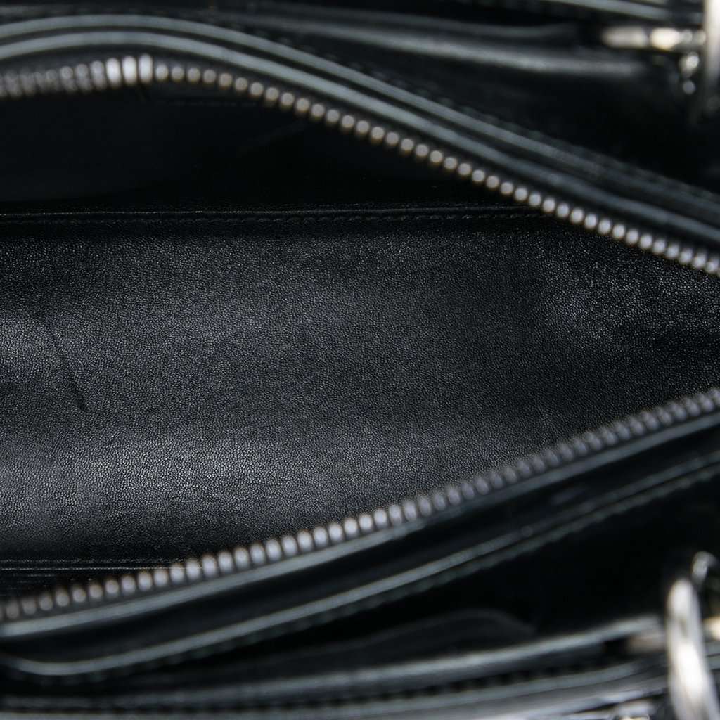 Dior Medium Patent Lady Dior Black Leather Very good - Model View