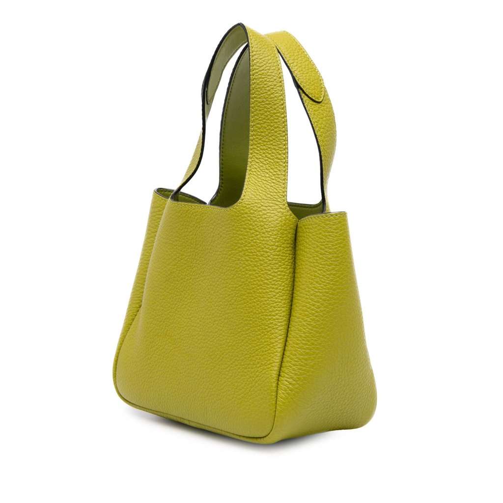 Prada Mini Vitello Daino Soft Dynamique Green Leather Very good condition - Back View