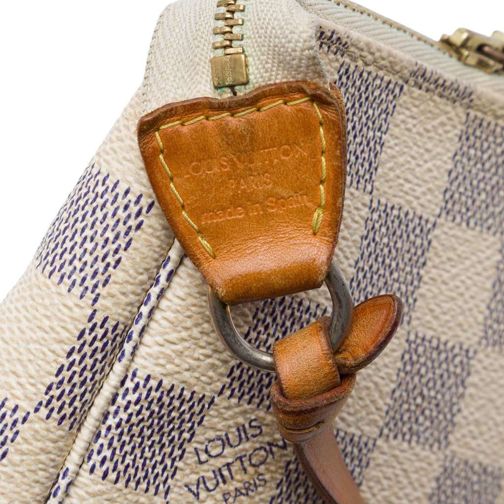 Louis Vuitton Damier Azur Pochette Accessoires White Very good - Box View