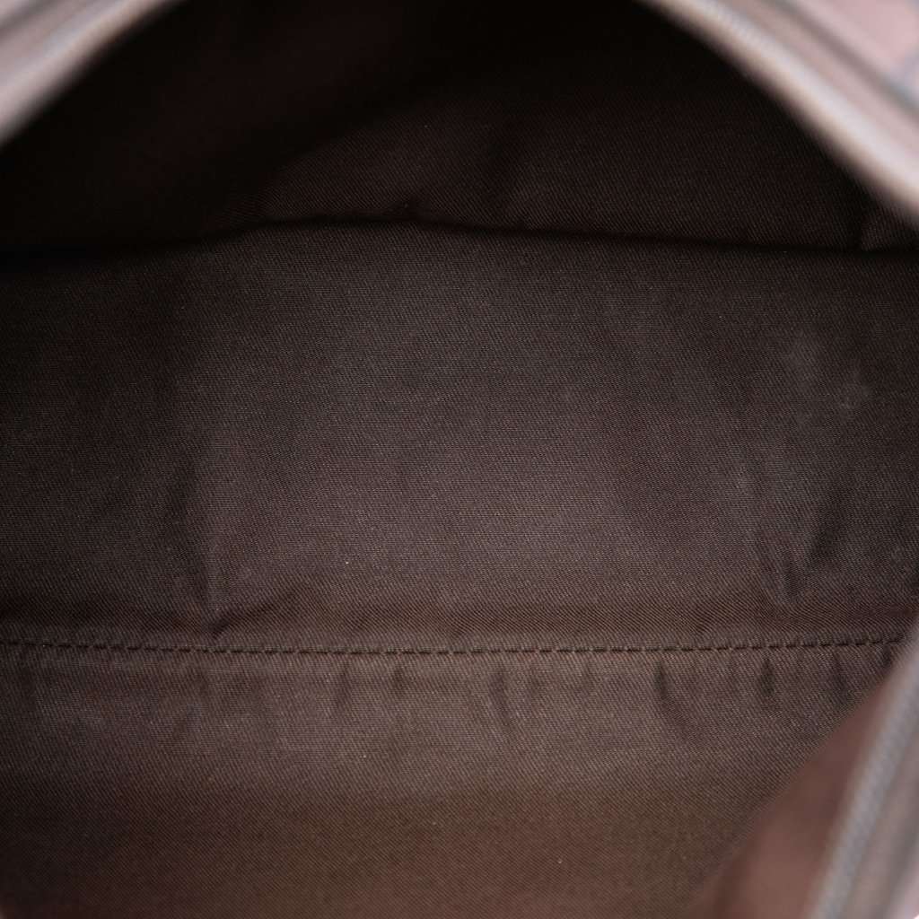 Gucci GG Nylon Shoulder Bag Brown Very good condition - Model View