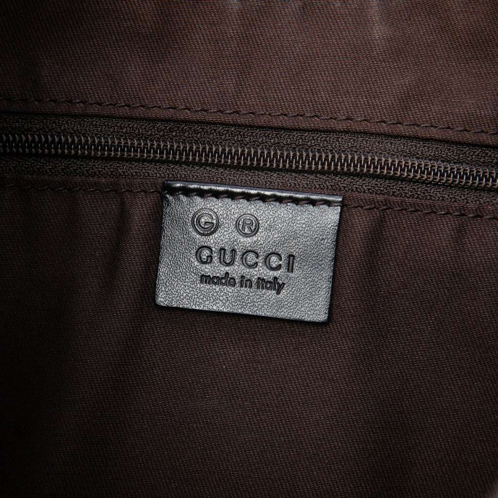 Gucci GG Nylon Shoulder Bag Brown Very good condition - Box View