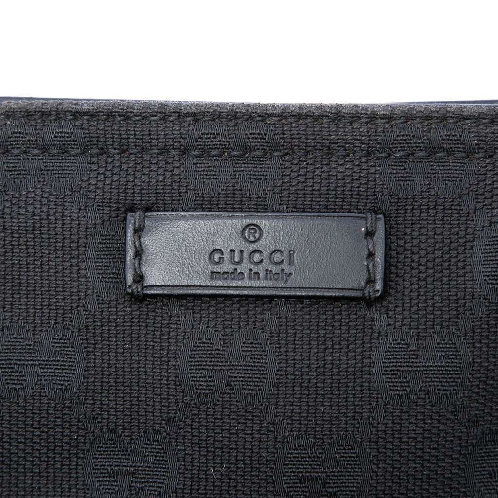 Gucci GG Canvas Web Tote Black Very good - Box View