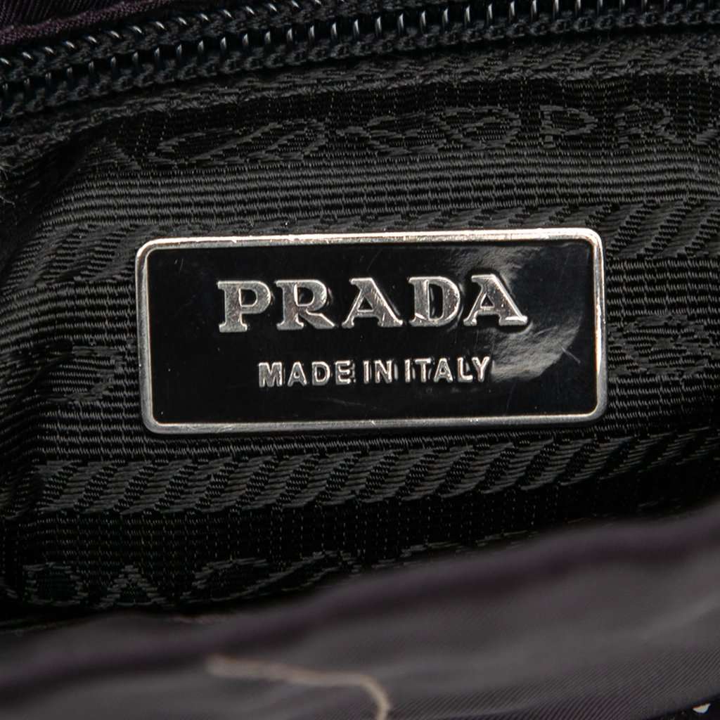 Prada Rosette Tessuto Tote Black Very good condition - Box View