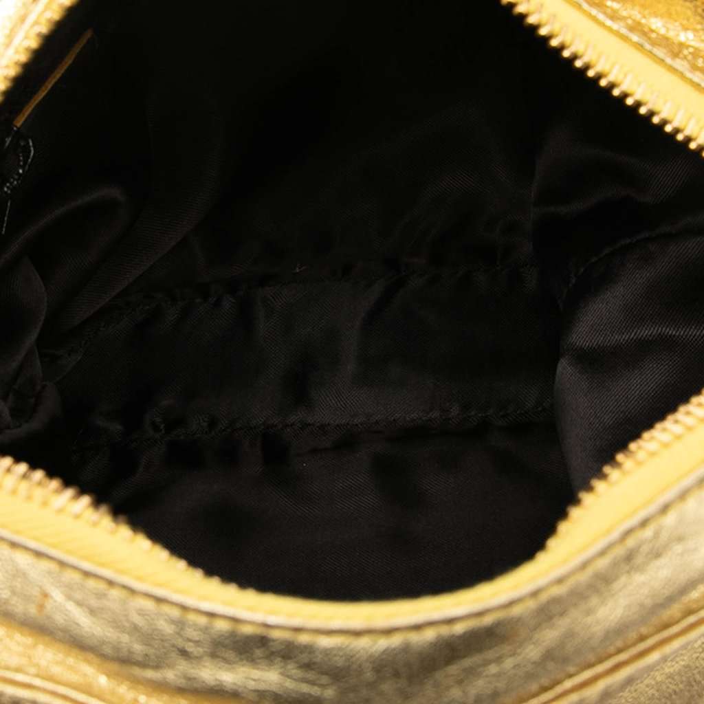 Loewe Nappa Flamenco Tassel Crossbody Gold Leather Very good - Model View