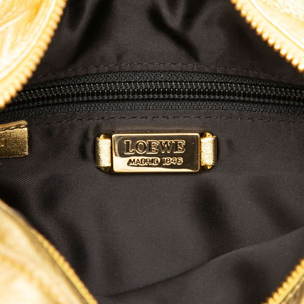 Loewe Nappa Flamenco Tassel Crossbody Gold Leather Very good - Box View