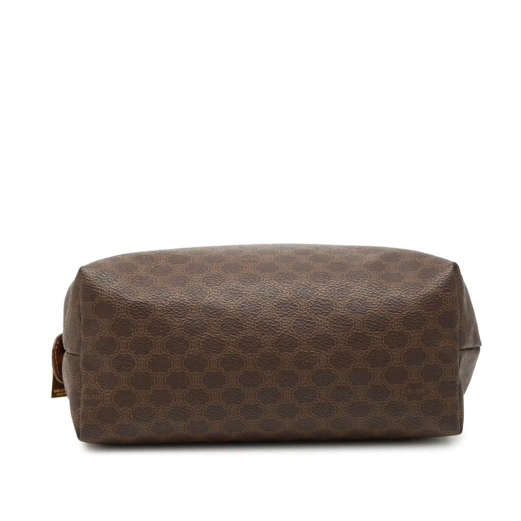 Celine Macadam Coated Canvas Pouch Brown Very good condition - Inside View