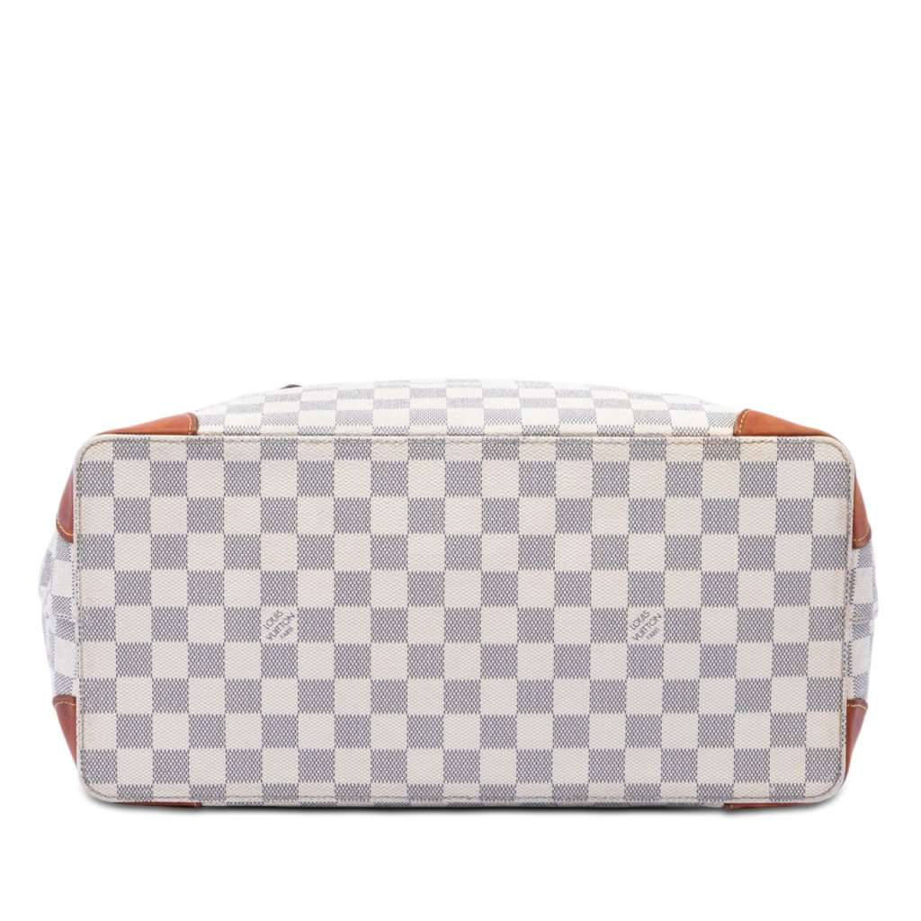 Louis Vuitton Damier Azur Hampstead MM White Very good condition - Inside View