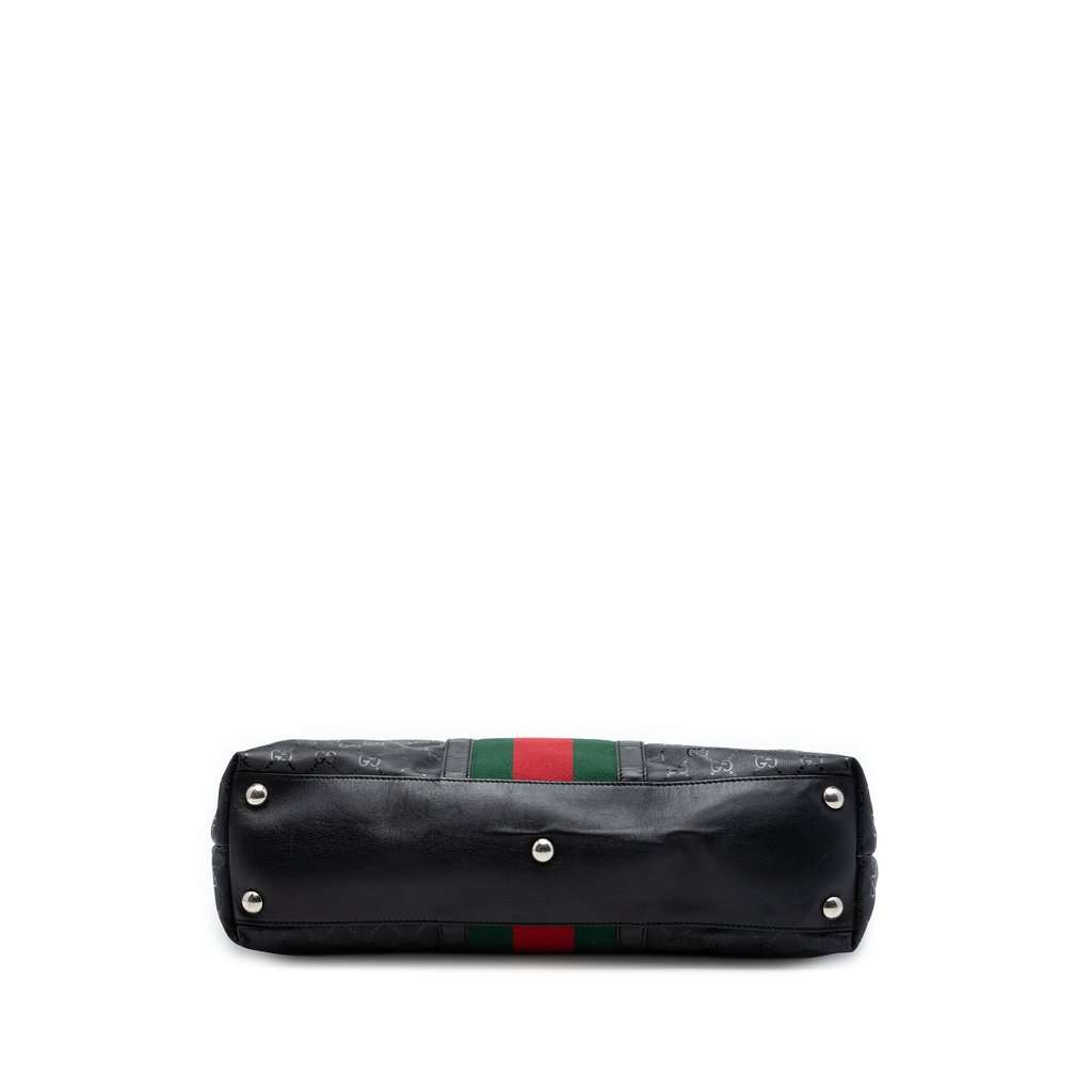 Gucci Fiat 500 Large GG Imprime Web Tote Black Very good condition - Inside View