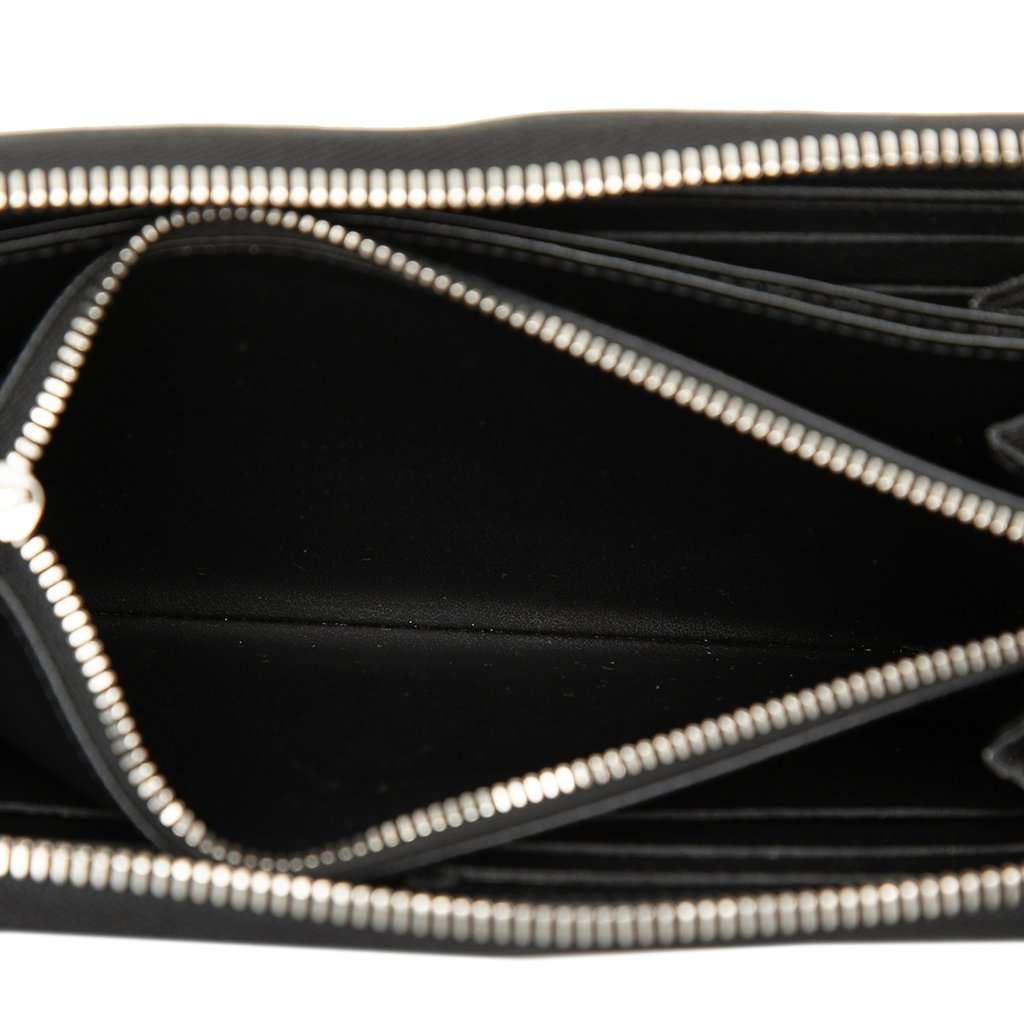 Louis Vuitton Epi Zippy Long Wallet Black Leather Very good - Model View