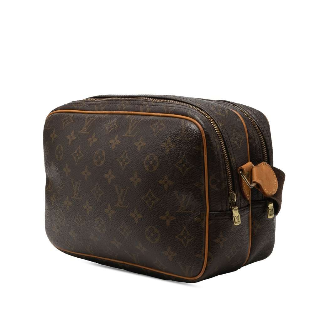 Louis Vuitton Monogram Reporter PM Brown Good condition - Back View